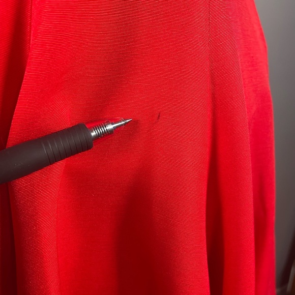 Vintage 80’s does 40’s Red Dress - Picture 7 of 8